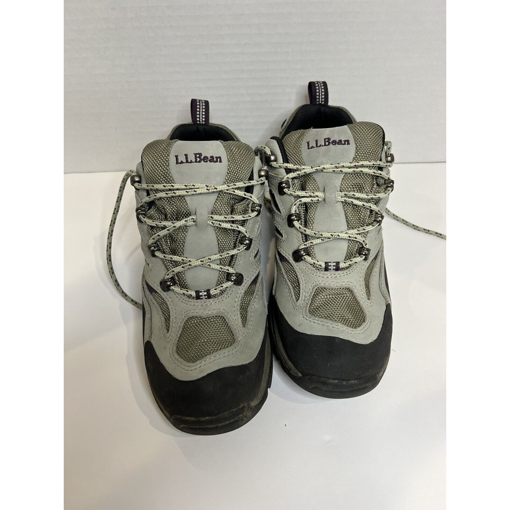 LL Bean Womens Tek 2.5 Waterproof Dri-Lex Hiking Boots Size 8.5 Purple Accent